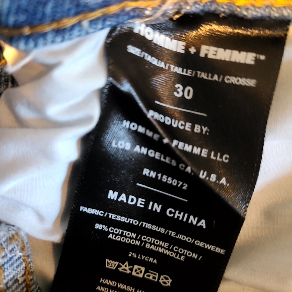 Homme Femme jeans - Picture 6 of 6